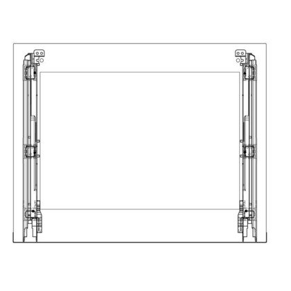 Szyba frontowa inox drzwi piekarnika Electrolux AEG IKEA 594x471 mm 140225496201