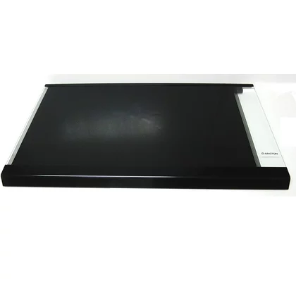 Elementy obudowy Nakrywa szklana do kuchni Ariston / Indesit / Hotpoint / Whirlpool czarna C 9 L C00039874 482000052600