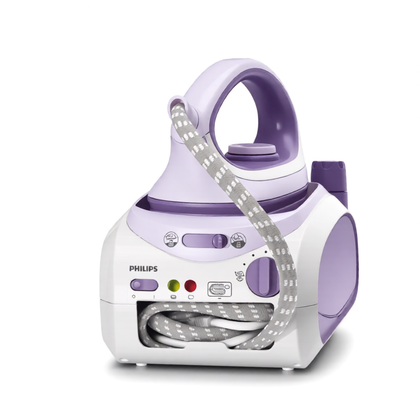Żelazko parowe ze stacją pary Philips GC 6540/02 2350 W fioletowe