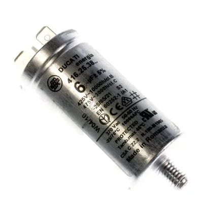 Kondensator z przewodami do urządzeń AGD Amica 6 uF 475 V 1002070