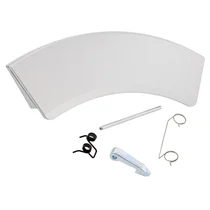 Uchwyt drzwi do pralki Electrolux / AEG srebrny 4055226056