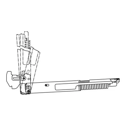Zawias drzwi piekarnika Electrolux / AEG 7 kg 3155202561