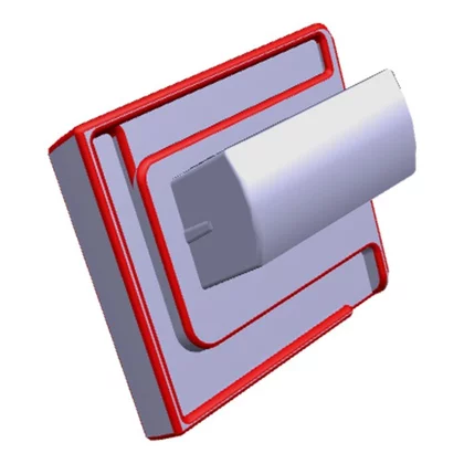 Przycisk szary do pralki Electrolux / AEG 1085457016