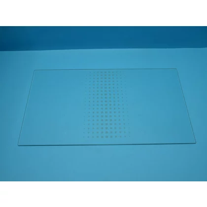Elementy szklane i plastikowe lo Półka szklana do lodówki Gorenje / Hisense 526 x 333 x 4 mm 661385