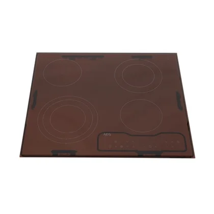 Szkło płyty grzejnej AEG czarne 590 x 520 mm