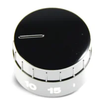 Czarne pokrętło regulacji zegara do piekarnika Electrolux / AEG / Zanussi 3550399871