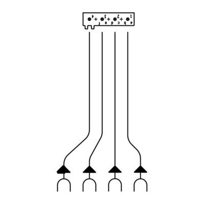 Wiązka kabli do zmywarki Electrolux 1174016111