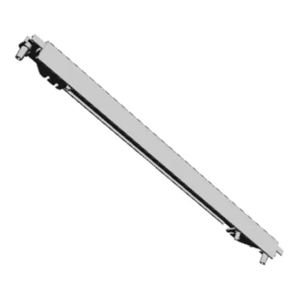 Elementy szklane i plastikowe lo Górna listwa zawiasów do lodówki Electrolux / AEG srebrna 8073171020
