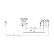 Elementy elektryczne do pralek r Wiązka kablowa sprężarki do suszarki i pralko-suszarki Electrolux / AEG PCB J3