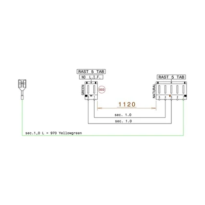 Elementy elektryczne do pralek r Wiązka kablowa sprężarki do suszarki i pralko-suszarki Electrolux / AEG PCB J3