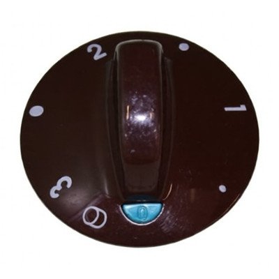Pokrętło do kuchenki Amica brązowe 3 z prawej, poszerzone pole 8005566