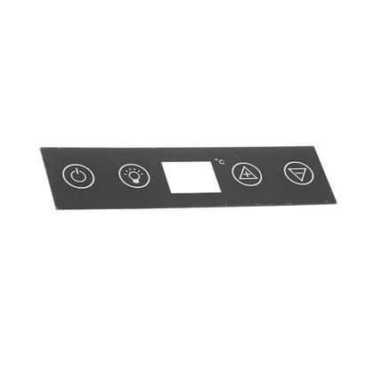 Elementy szklane i plastikowe lo Folia panelu obsługi do chłodziarki do wina Electrolux / AEG 103×27.5×1.0 mm