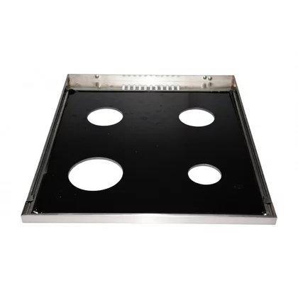 Elementy obudowy Płyta pod palniki do kuchenki Amica inox Płyta.m.56GcG_2-3_A INOX