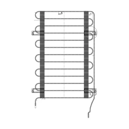 Skraplacze Skraplacz do lodówki Electrolux / AEG 525 x 720 mm 2063943001