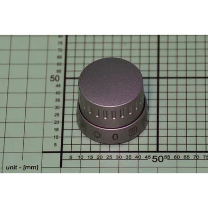 Pokrętło funkcji piekarnika do kuchenki Amica Scadium inox 9070233