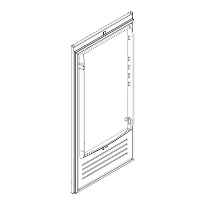 Drzwi chłodziarki Electrolux / AEG białe z izolacją 538 x 1144 mm 140061543017