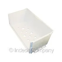 Półki na drzwi różni producenci Pojemnik dolny do zamrażarki Ariston / Indesit / Hotpoint / Whirlpool 433 x 227 mm C00114730 482000023458 C00303579
