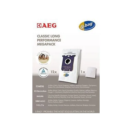 Worki do odkurzacza Electrolux / AEG s-bag Long Performance 12 szt. + filtr 9001669762