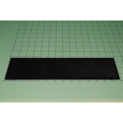 Filtry do okapów Amica Filtr aluminiowy przeciwtłuszczowy do okapu Amica czarny 682 x 182 x 9 mm 1044397