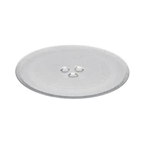 Talerz szklany do kuchenki mikrofalowej Amica 24,5 cm koniczynka wypukła 1011028