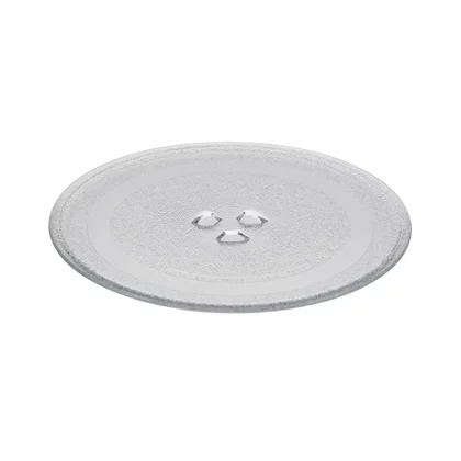 Talerz szklany do kuchenki mikrofalowej Amica 24,5 cm koniczynka wypukła 1011028