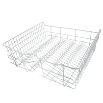 Górny kosz do zmywarki Electrolux / AEG srebrny 1119234514
