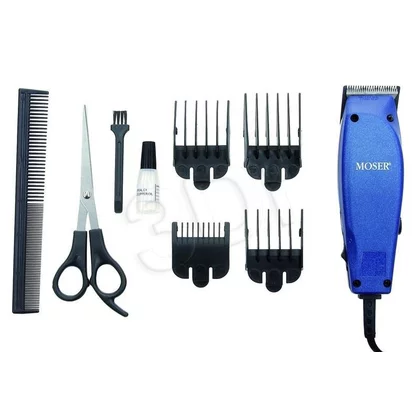 Przewodowa maszynka do strzyżenia Moser Basic Cut 1390-0050 z 4 końcówkami grzebieniowymi