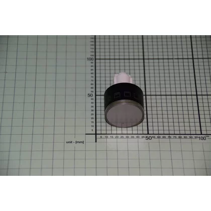 Pokrętło podświetlane chowane do piekarnika Amica inox 38 8052659
