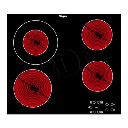 Płyta ceramiczna do zabudowy Whirlpool AKT 8130 BA 4-polowa czarna