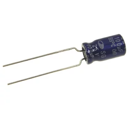 Elementy elektryczne do pralek r Kondensator elektrolityczny do pralki Samsung 100 uF 25 V 2401-000302