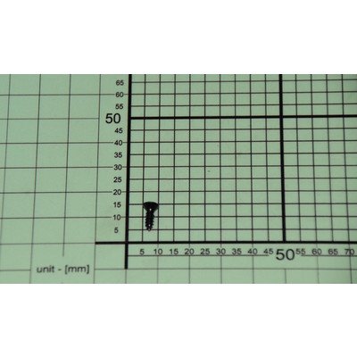 Blachowkręt do piekarnika Amica 2,9x9 DIN ISO 7050 czarny A5S (8028203)